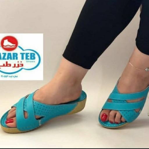 صندل های طبی زنانه خزر طب تبریز در مدلهای مختلف مناسب خارپاشنه و کف پای صاف