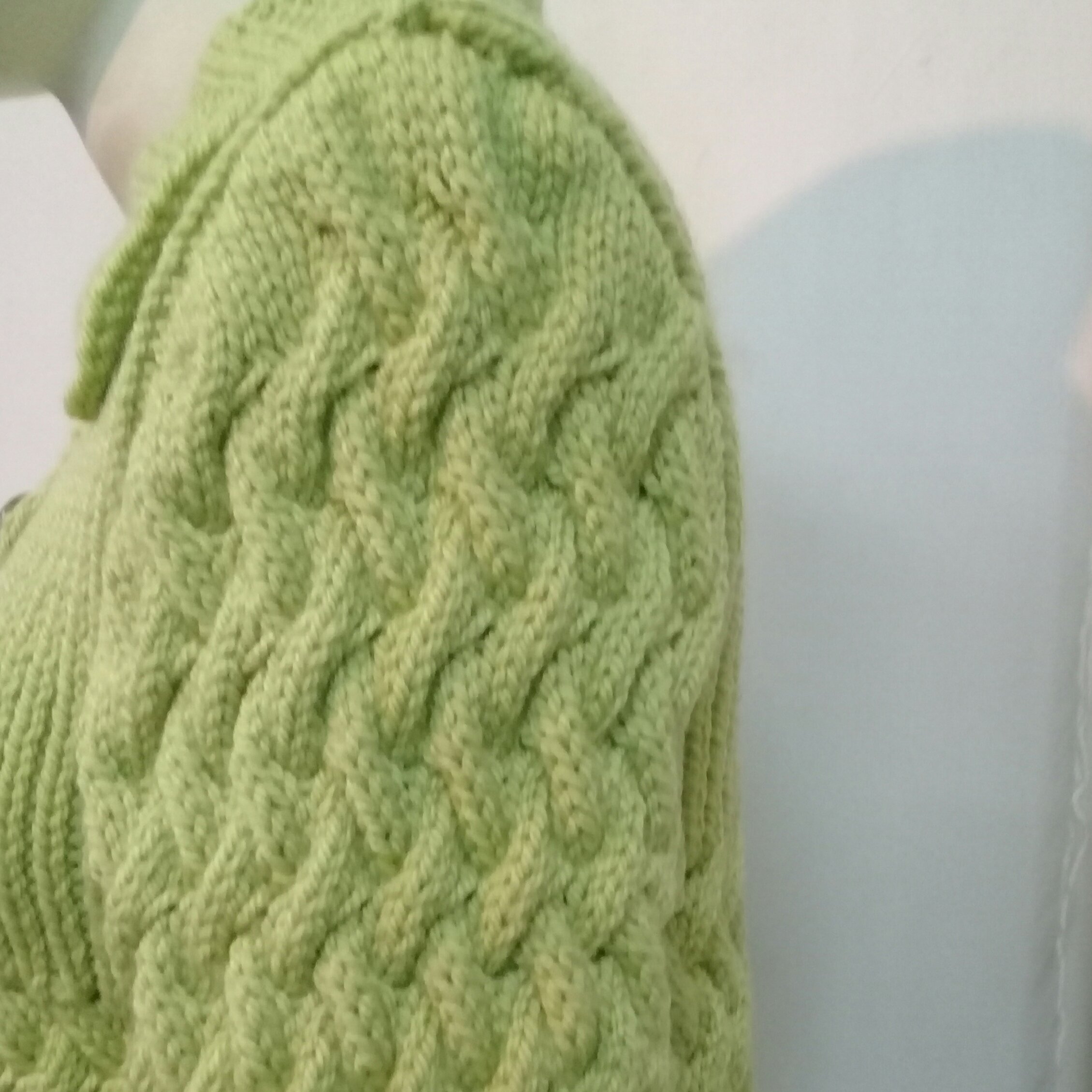 تونیک بافتنی( دست بافت)زنانه جلوباز سدری