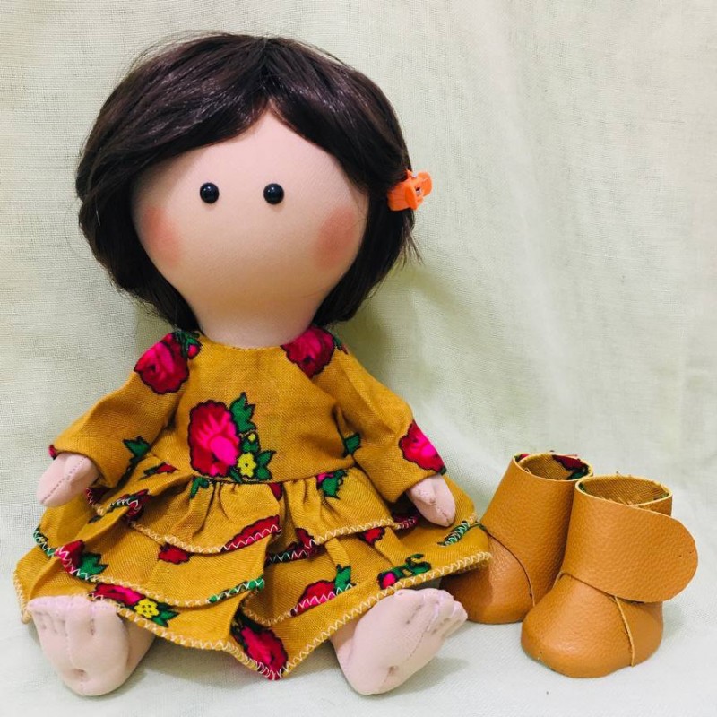 عروسک روسی دختر طرح بهار 25سانتیمتر
