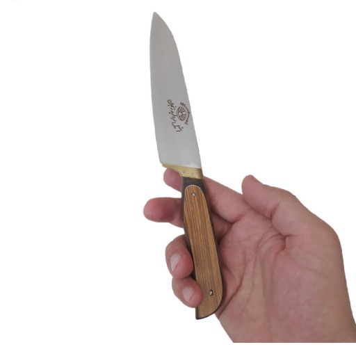 چاقو سایز دو مروارید زنجان با تیغه استیل فولاد و دسته کائوچی با ارسال رایگان 