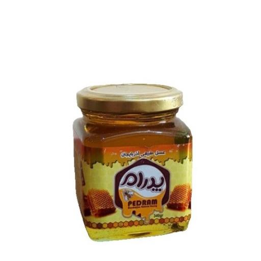 عسل  طبیعی اذربایجان با گواهی ازمایشگاه و نشان اعتماد در بسته بندی شیشه 340 گرمی