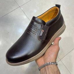 کفش مردانه طبی چرم طبیعی کار تبریز در سه رنگ سایزبندی از 40 تا 45