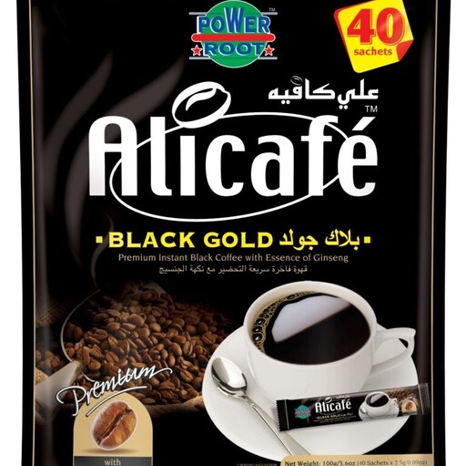 پودر قهوه علی کافه مدل بلک گلد 40 عددی (به شرط اصل)