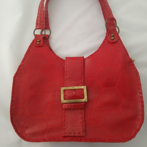 کیف مجلسی زنانه قرمز با کیف پول