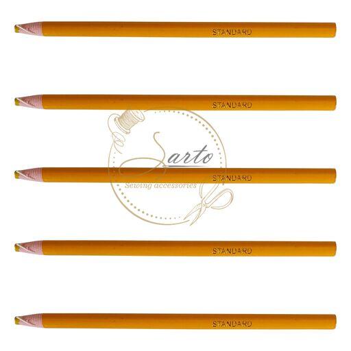مل مدادی زرد خیاطی 5 عددی مناسب برای استفاده هرنوع پارچه