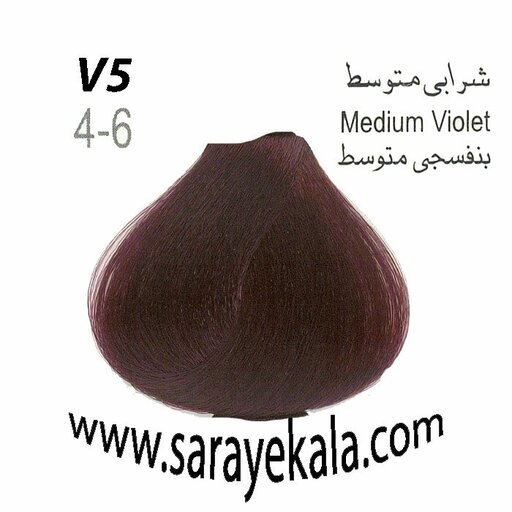 رنگ مو آرکیا V5 شرابی متوسط