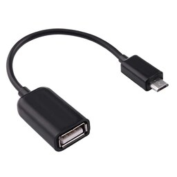 کابل OTG تبدیل میکرو یو اس بی به یو اس بی     MICRO USB to USB  اتصال فلش و هارد