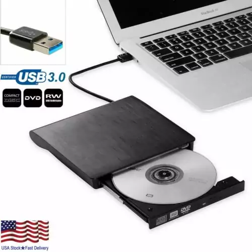 دی وی دی رایتر اکسترنال رنگ مشکی usb3