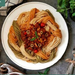 ماکارونی چهار غله اسپاگتی کازین