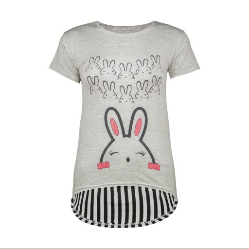 تیشرت زنانه طرح خرگوش کد R123