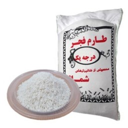 برنج ایرانی طارم فجر بوجاری شده علی آباد کتول 10کیلو یی