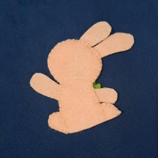 عروسک انگشتی دستدوز خرگوش بازیگوش