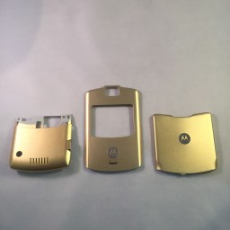 قسمتی از قاب گوشی موتورولا Motorola V3 (گلد) J بدون شاسی