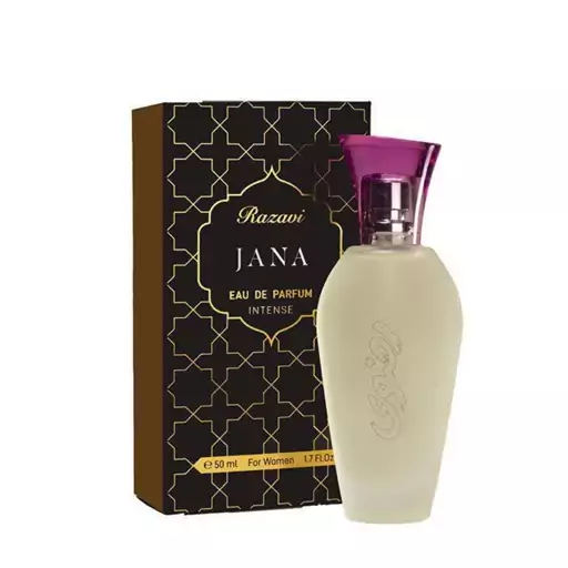 101191-عطر رضوی جانا زنانه-50میلی لیتر با بسته بندی شرکتی و اورجینال