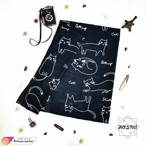 روسری گربه خطی کد 003