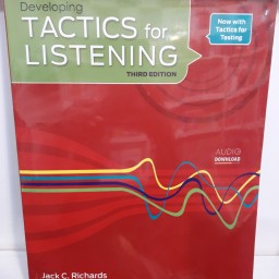 کتاب زبان تکتیکس فور لیسنینگ Tactics for Listening Developing برای آموزش مهارت شنیداری