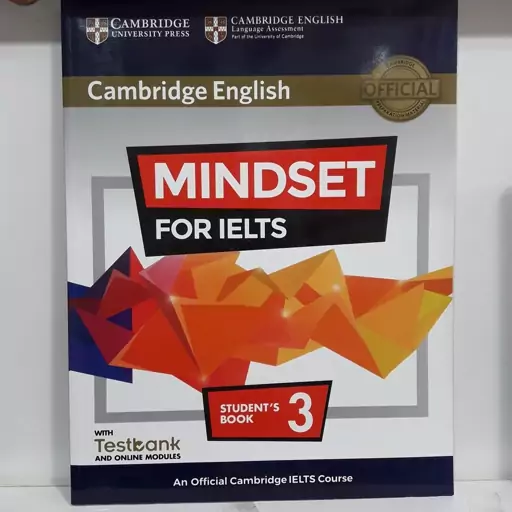 کتاب زبان مایندست فور آیلتس Cambridge English Mindset For IELTS 3 برای آمادگی آزمون آیلتس به همراه CD