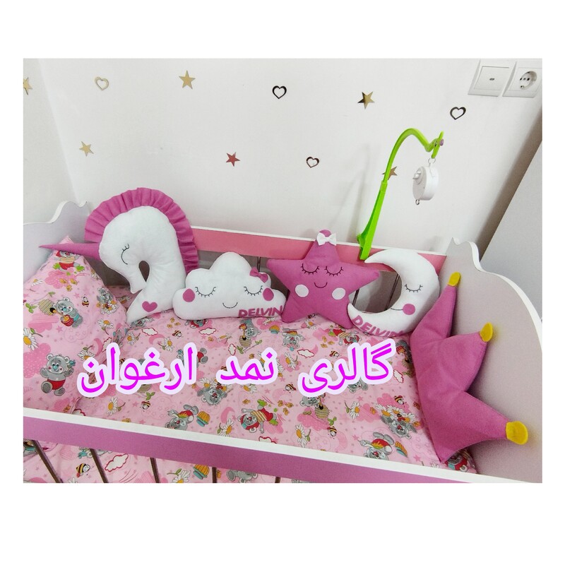 کوسن نمدی تخت کودک و نوجوان در طرح ها و رنگهای مختلف 