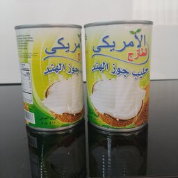 شیر نارگیل امریکن فرش بدون شکر 400 گرمی 