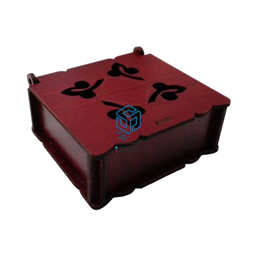 جعبه پذیرایی صدرا باکس مدل مربعی کیفی کد SB101morb