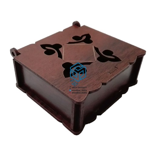 جعبه پذیرایی صدرا باکس مدل مربعی کیفی کد SB101morb