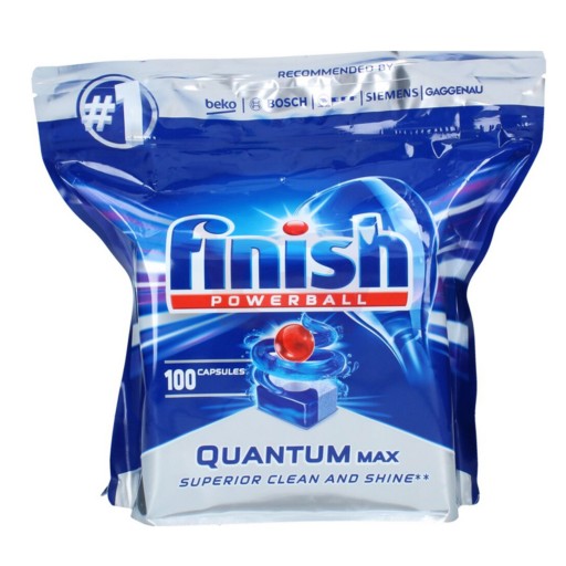 شوینده ماشین ظرفشویی فینیش  مدل Quantum MAXبسته 100 عددی - بدون اسانس - اروپایی