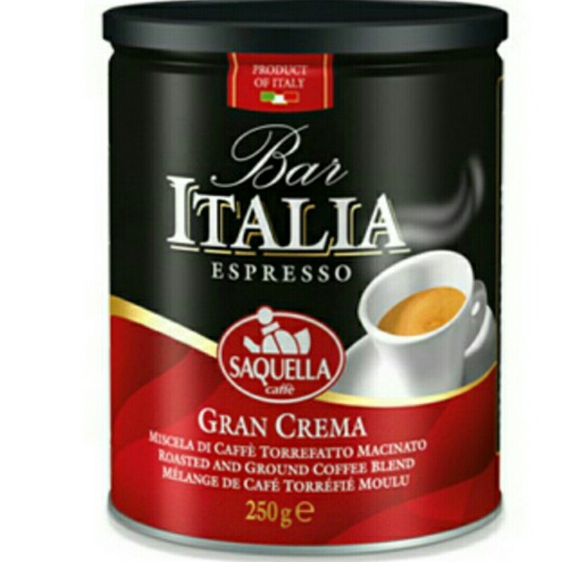قهوه ساکوالا مدل گرن کرما 250 گرمی cremaAQUELLA gran