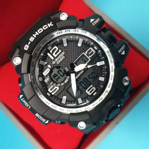 ساعت مردانه و پسرانه طرح جی شاک دو زمانه  G shock 