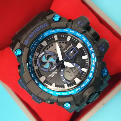 ساعت مچی پسرانه و مردانه طرح جی شاک دو زمانه با کیفیت مناسب  G shock 