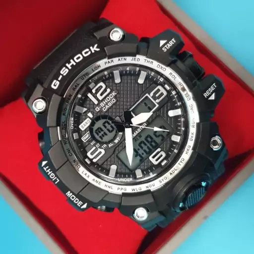 ساعت مردانه و پسرانه طرح جی شاک دو زمانه  G shock 