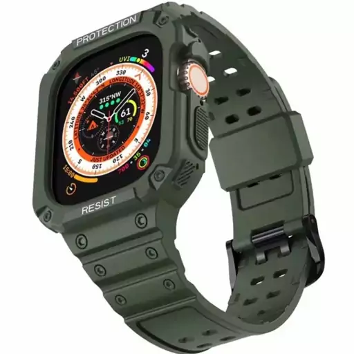 بند مدل Gshock Resist مناسب برای اپل واچ سایز های 38-40-41-42-44-45-49 میلی متری