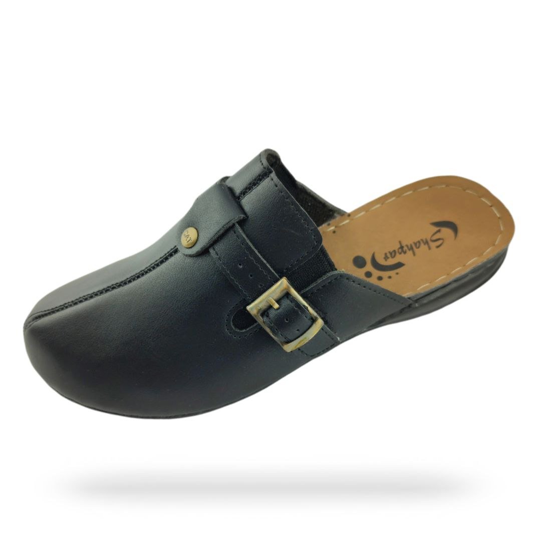  صندل زنانه طبی مدل رویا 103 شهپر ( مشکی)  بی واسطه نت