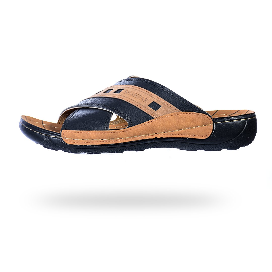 صندل مردانه اداری مدل ماهان 119 مشکی شهپر بی واسطه