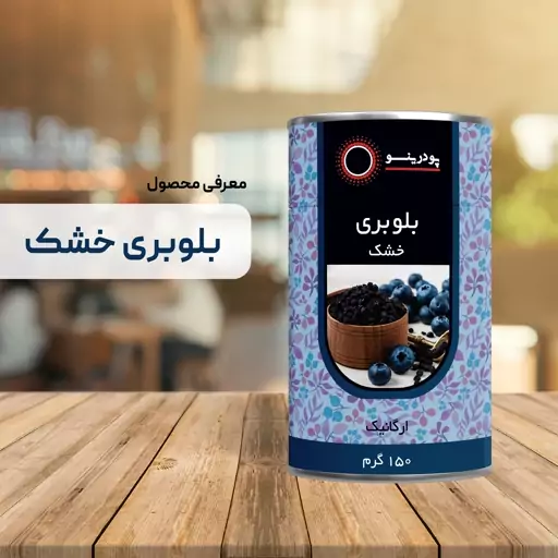 بلوبری خشک پودرینو