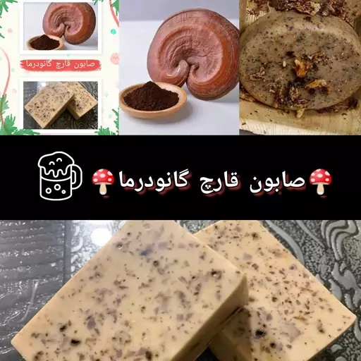 صابون قارچ گانودرما و قهوه مناسب مشکلات پوستی و اگزما