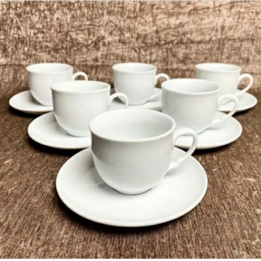 ست چایخوری 14 پارچه سفید 

شامل:6عددفنجان6عدد نعلبکی و قندان

صادراتی،استاندارد،قابل شستشو در ماشین ظرفشویی