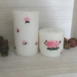 شمع های گل گلی