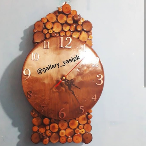 ساعت چوبی دستساز