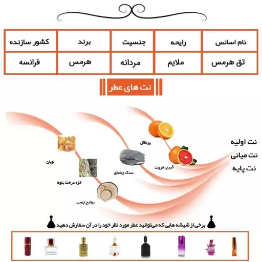 عطر تق هرمس sfa فرانسه 30 گرمی