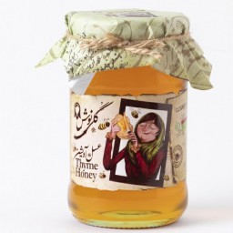 عسل آویشن گلی نوش 865 گرم شیشه محصولی از شرکت خان سالار کوه پایه