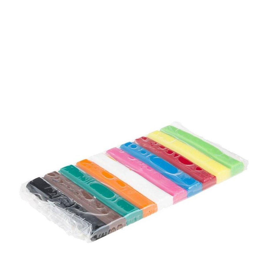 خمیر بازی 10 رنگ جعبه مقوایی آریا