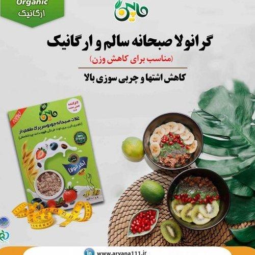 گرانولا 111 مناسب برای کاهش وزن غلات صبحانه ارگانیک( تعداد در کارتن 11 و 1)