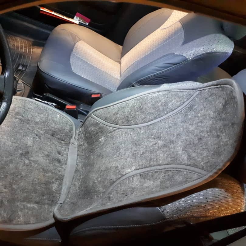 عرقگیر نمدی صندلی دوتیکه