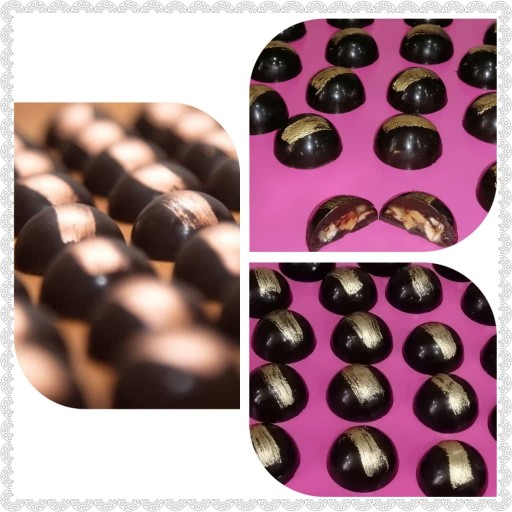 شکلات دست ساز فیلینگ کاراملی