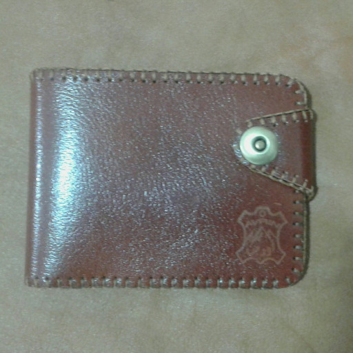 کیف جیبی چرم طبیعی دستدوز