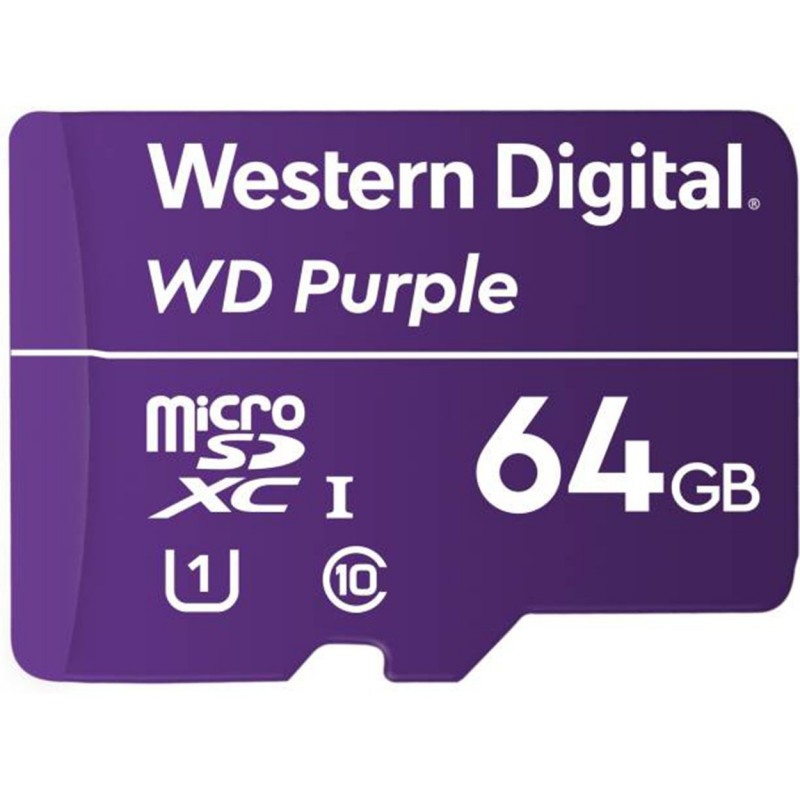کارت حافظه وسترن دیجیتال ظرفیت 64GB به همراه آداپتور SD