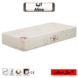 تشک تخت خوشخواب مدل آلینا سایز دو نفره 160  (3 سال تضمین کیفیت)