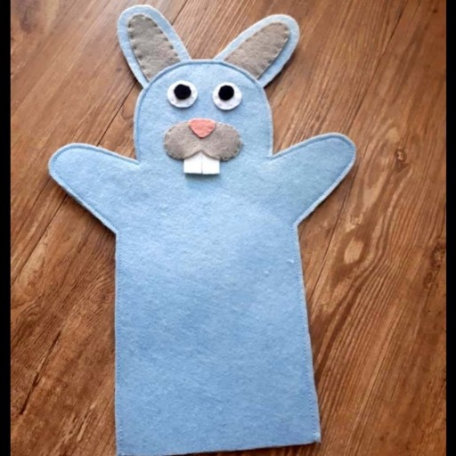 عروسک نمایشی نمدی مدل خرگوش