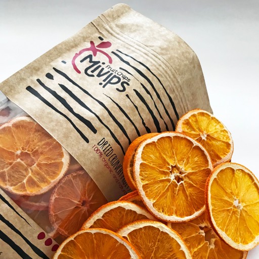 پرتقال تامسون خشک 250 گرمی پاکتی میویپس