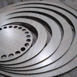 حلقه چوبی 3 میلی متر 5عدد سایزهای حلقه به صورت تکی نیز موجود است